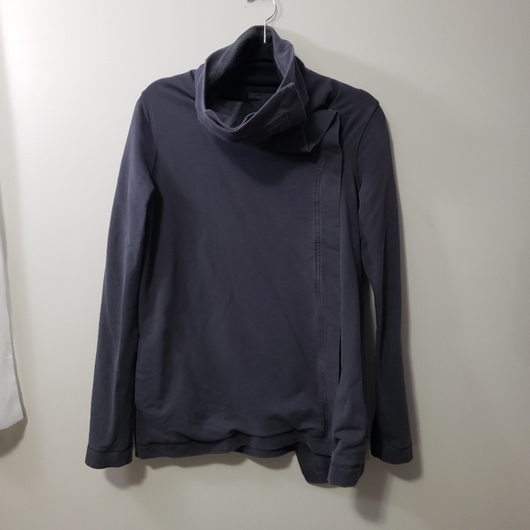 Lululemon * Savasana Wrap * Grey & Black Sz 8 - Picture 3 of 5